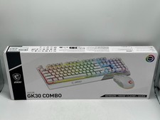 MSI Vigor GK30 Combo White, 6-Zone RGB GK30 Gaming Keyboard & GM11 Gaming Mouse picture