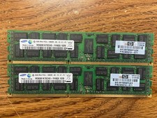 Samsung 16GB (2x8GB) Server RAM 2Rx4 PC3L-10600R-09-10-E1-P1 picture