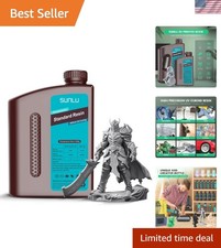 Upgraded 2KG Standard 3D Printer Resin, 405nm UV-Curing Resin LCD/DLP/SLA 3D ... picture