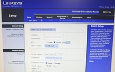 Linksys BEFW11S4 V4 11 Mbps 4-Port 10/100 Wireless B Internet Router Used-Tested picture