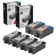 LD Compatible PGI35 CLI36 Set of 6- 4 Black, 2 Color for Canon PIXMA iP100 iP110 picture