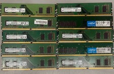 Lot of 20 4GB DDR4-2400 PC4-19200 UDIMM Desktop RAM 80GB Non-ECC  picture
