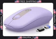 Wireless Mouse for Laptop, Compact, Quiet, USB-C Adapter Included picture