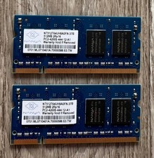 2x Nanya 512MB DDR2 PC2-4200S 533MHz Laptop RAM NT512T64UH8A0FN Lot picture