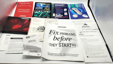 Lot of 1998 Compaq Presario 4540 Ephemera Manuals Store Display Stickers Inserts picture