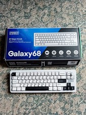 EPOMAKER Galaxy68 65% Wireless Aluminum RGB Hot-Swap QMK VIA Keyboard White picture