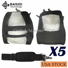 5X Holster Shoulder Belt Storage Bag Carrying Case for Zebra ZQ630 QLN420 BLACK picture