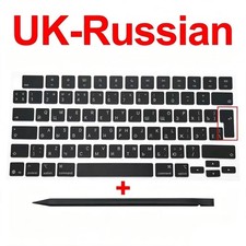 NEW Keycap UK-Russian Black For MacBook Air 13.6