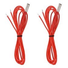 Ceramic Cartridge Heater, DC24V 40W Heater,Red 2 Pack picture