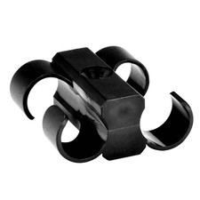 CCD0-4 Dual Cable Clip Clamp Fastening Wire Management 4 Pack (Dual 1/0 Gauge) picture