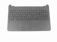 Black HP Pavilion 15-AC Palmrest Touchpad Top Cover US QWERTY Keyboard picture