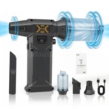 Portable Brushless Electric Air Duster 2-in-1 Blowing and Suction 280000 RPM LED picture