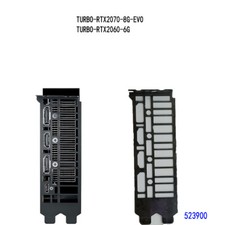 1pcs TURBO-RTX2070-8G-EVO TURBO-RTX2060-6G FOR ASUS I/O SHIELD Back Plate Bezel picture