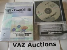 MICROSOFT WINDOWS 98 FULL VERSION OPERATING SYSTEM MS WIN =BRAND NEW SEALED= picture