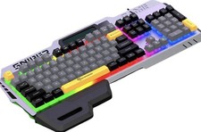 SNIIPET USB Wired RGB Gaming Keyboard QWERTY 104-Key Magnetic Palm Rest picture