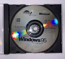 Microsoft Windows 95 OEM CD With USB Support Vintage Software Disc Only picture