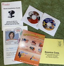 Ezonics EZCam IV, Plus, Chat Kit Quick Installation Guide & Discs picture