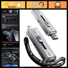 512GB Portable External SSD, 2100MB/s High-Speed USB 3.2 Gen2x2, Type C Drive fo picture