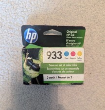 HP 933XL 3-Pack Cyan, Magenta, Yellow Expires 04/2023 picture