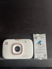 HP Sprocket 2-in-1 Instant Camera & Printer - White/Gold - w/ 10 Sheets picture