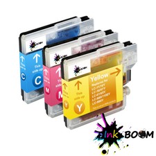 3 CMY Ink Cartridge fits Brother LC61 LC-61 DCP-163C DCP-J515W MFC-6490CW J270w picture