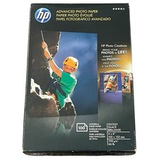 Lot 2 NEW Hewlett Packard Q6638A 4 x 6 inch Glossy Printer Paper - 100 Sheets picture