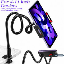 Universal Gooseneck Tablet Mount Phone Holder Flexible Long Arm Clamp Desk Bed picture