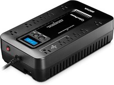 CyberPower EC850LCD Ecologic Battery Backup & Surge Protector UPS System, 850VA picture