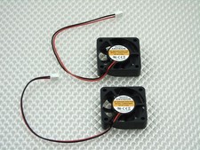 ANVISION 2-Pack 40mm x 10mm DC 5V Brushless Cooling Fan, Dual Ball Bearing, 2PIN picture