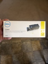 Dell V53F6 Yellow Toner Cartridge Dell C1660 Printer (1000 Pg) New Sealed picture