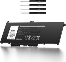 RJ40G 63Wh Laptop Battery Replacement for Dell Latitude 15 5520 Latitude 14 5420 picture