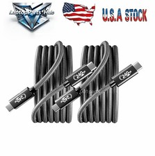 2PCS Type-C woven cable, 240W 6.6 feet (2 meters) data cable PD240C-240W USK picture