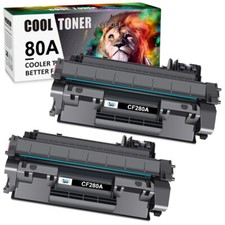 2 Pack CF280A Toner Compatible with HP 80A LaserJet Pro 400 M401dn M401n M425dn picture