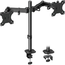 Dual Monitor Desk Mount, Max 32 Inch up to 17.6lbs, Fully Adjustable Dual Mon... picture