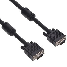 10 Pack of 25Ft SVGA Male to Male Cable w/Ferrite Core picture