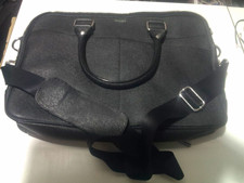 Cole Haan Black Leather Briefcase for 15