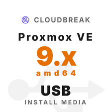 Proxmox VE 9.x amd64 Bootable/Live Install USB NEW picture