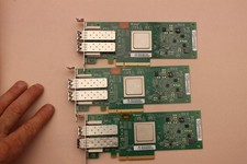  LOT OF 3 QLogic QLE2562-E Dual-Port 8Gb Fibre Channel PCI Express Adapter (HBA) picture