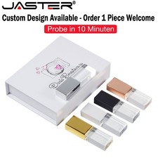 Wedding Gift Crystal USB 2.0 Flash Drive Custom Design Available Pen Drive 64GB  picture