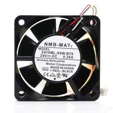 NMB 2410ML-05W-B79 6025 6CM 24V 0.25A 3-pin stop warning inverter fan picture
