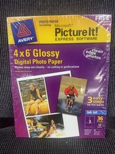 3 Boxes Avery Photo Paper Glossy Picture 12 Sheets Each Page Will Make 3 Pic picture