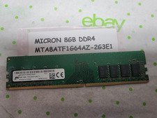 Micron 8GB DDR4-2400 UDIMM PC4-2400T 288-Pin 1Rx8 MTA8ATF1G64AZ-2G3E1 picture