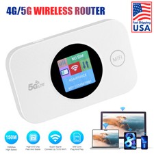 Unlocked 4G/5G LTE Wireless WiFi Router Mobile Broadband MIFI LED Modem Hotspot picture