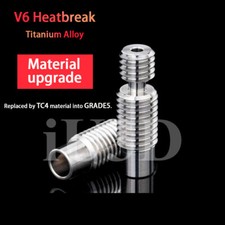 iU3D E3D V6 Titanium Alloy Heatbreak for Prusa i3 MK2 MK3S,V6 Volcano Hotend picture