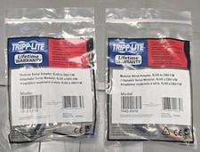 Tripp Lite P440-89FM RJ45 to DB9 Serial Adapter Lot of 2 New picture