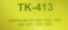  New Black Toner  for Copystar CS1620 ,1635,1650,KM-1620, Copier TK-413 TK413 picture