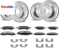 Front Rear Brake Kit for 2014 2018 Chevy Silverado GMC Sierra 1500 picture