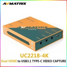 AVMATRIX UC2218-4K Dual HDMI to USB 3.1 Game Video Capture Card 4K HDMI Loop-Out picture