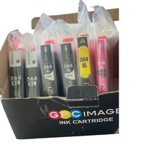 564 XL PRINTER INK CARTRIDGES GPC IMAGE 4- Black 1- Magenta 1- Yellow picture