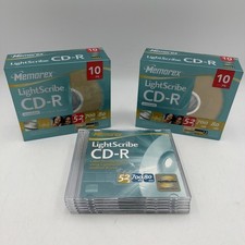 NEW Memorex LightScribe CD-R 52x 700mb 80 Minute Recordable Compact Disc 26 Disc picture